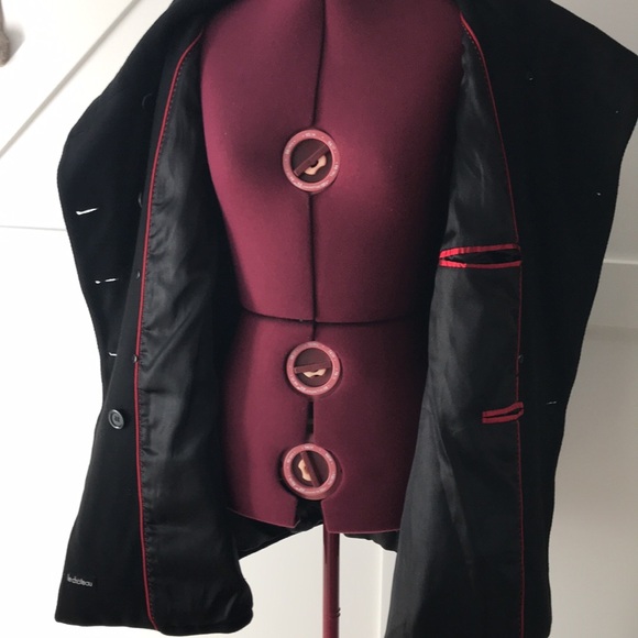 Le Chateau Wool Blend Pea Coat size L - Picture 8 of 12